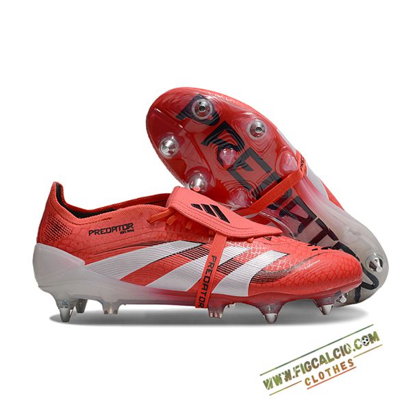 Adidas Scarpe Da Calcio 25 Predator Elite Tongue SG Arancia/Bianco