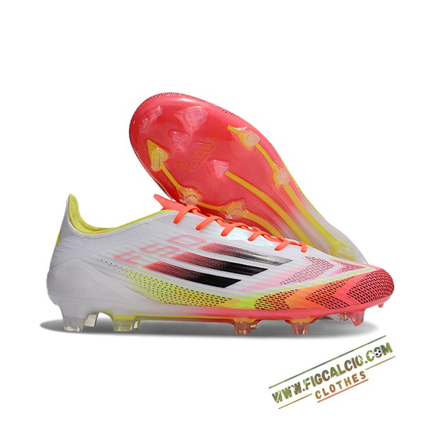 Adidas Scarpe Da Calcio F50 ELITE FG Bianco/Giallo/Arancia/Nero