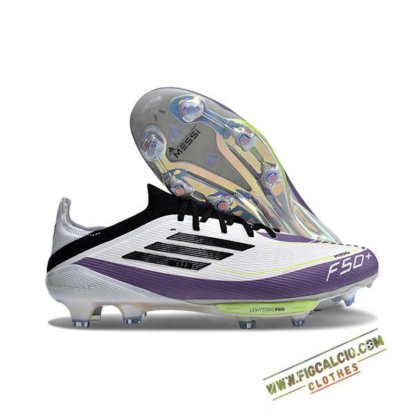 Adidas Scarpe Da Calcio F50+.1 FG Bianco/viola/Nero