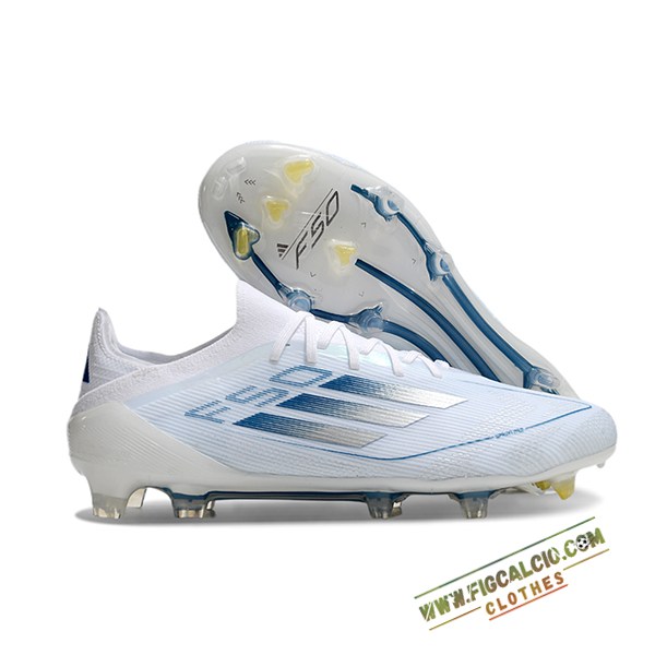 Adidas Scarpe Da Calcio F50 Elite FG Bianco/Blu