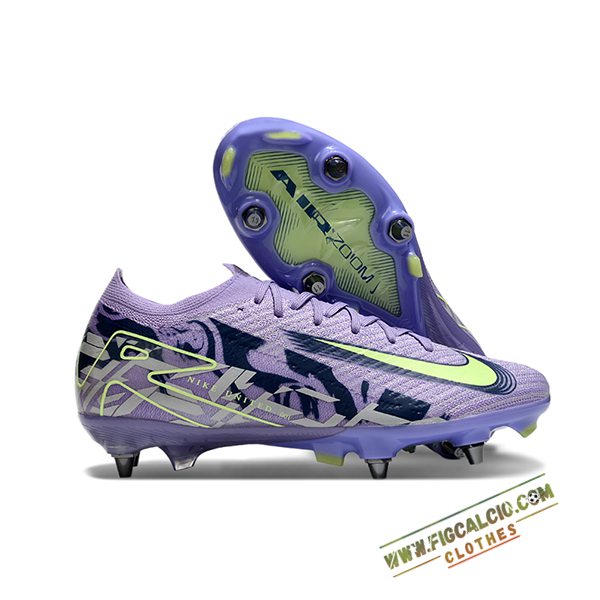 Nike Scarpe Da Calcio AIR ZOOM MERCURIAL VAPOR XVI ELITE SG-PRO viola/Verde