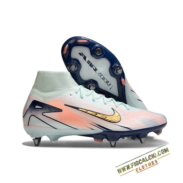 Nike Scarpe Da Calcio Air Zoom Mercurial Superfly IIX Elite SG Grigio/Blu/Arancia