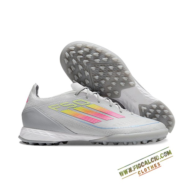 Adidas Scarpe Da Calcio F50 PRO TF Grigio/Rosa/Giallo