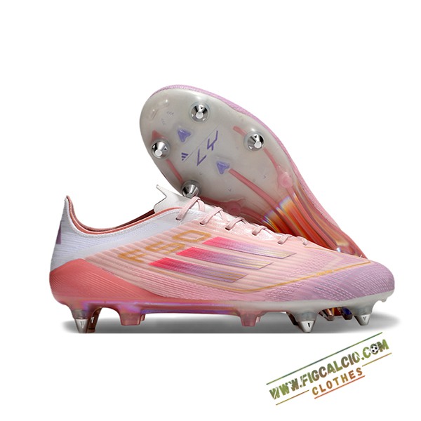 Adidas Scarpe Da Calcio F50 ELITE SG Rosa/Bianco -02