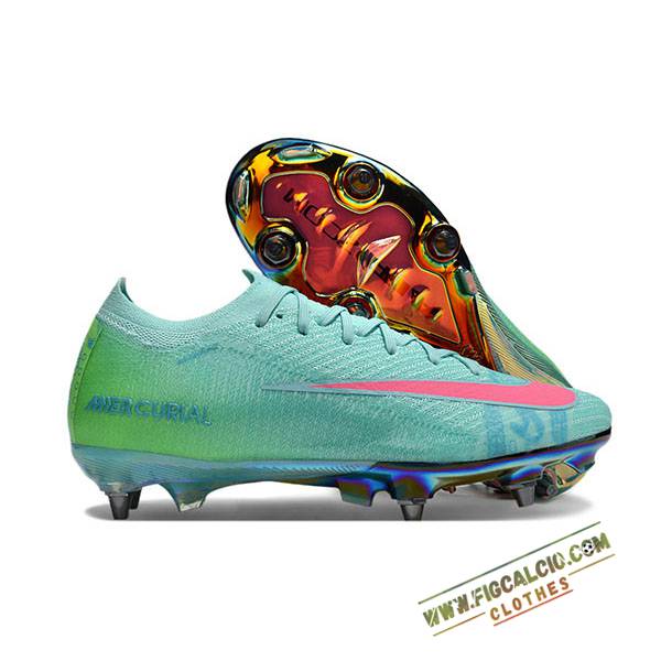 Nike Scarpe Da Calcio AIR ZOOM MERCURIAL VAPOR XVI ELITE SG-PRO Verde/Rosa