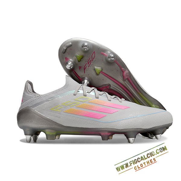 Adidas Scarpe Da Calcio F50 Elite SG Grigio/Rosa