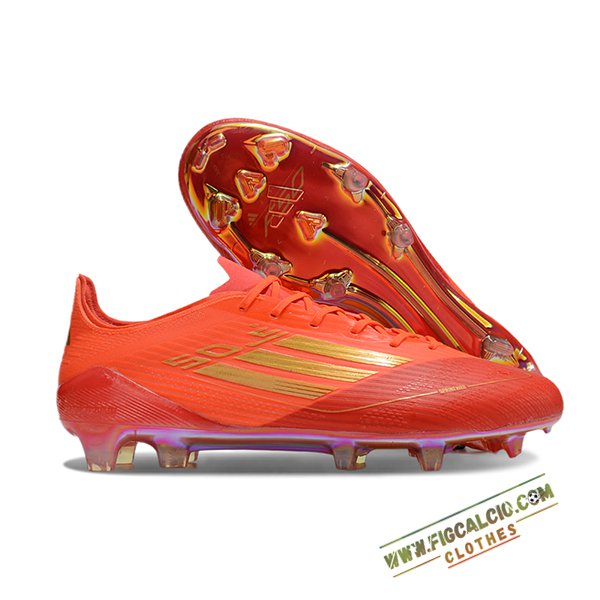 Adidas Scarpe Da Calcio F50 ELITE FG Arancia/Rosa/Giallo -02