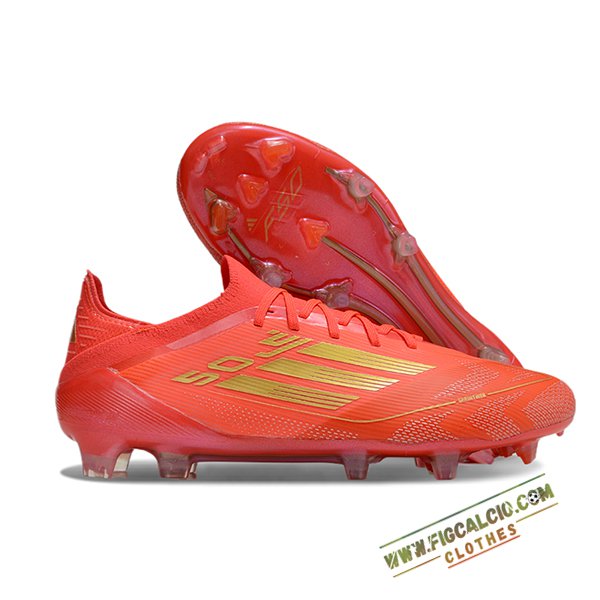 Adidas Scarpe Da Calcio F50 Elite FG Arancia/Rosa/Giallo -03