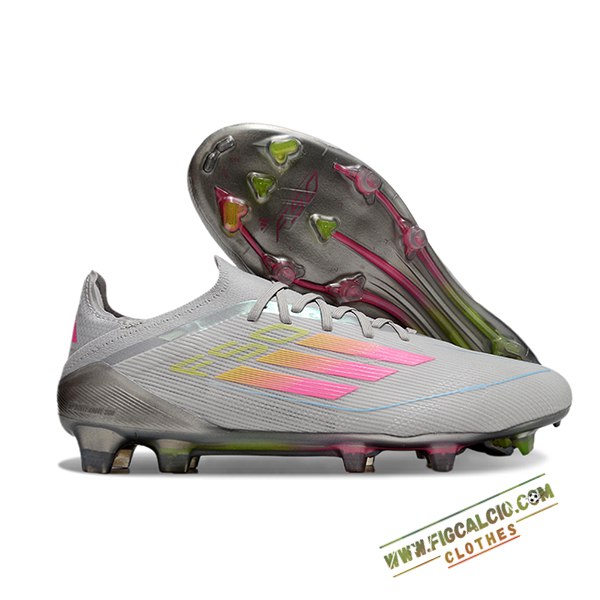 Adidas Scarpe Da Calcio F50 Elite FG Grigio/Rosa
