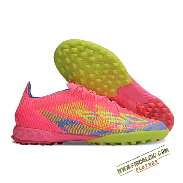 Adidas Scarpe Da Calcio F50 PRO TF Rosa/Verde/Blu