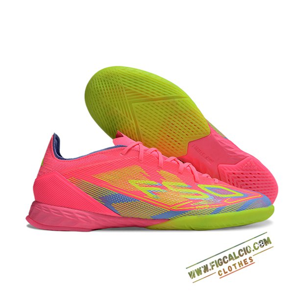 Adidas Scarpe Da Calcio F50 PRO IC Rosa/Verde/Blu