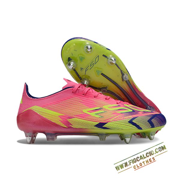 Adidas Scarpe Da Calcio F50 ELITE SG Rosa/Verde/viola