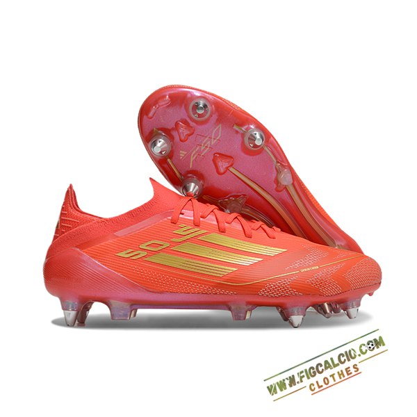 Adidas Scarpe Da Calcio F50 Elite SG Arancia/Rosa/Giallo -02