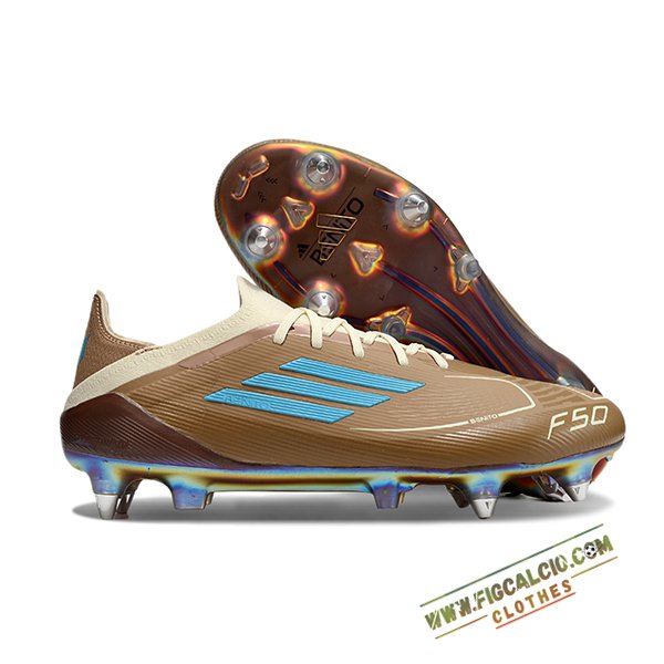 Adidas Scarpe Da Calcio F50 Elite SG Marrone/Blu -03
