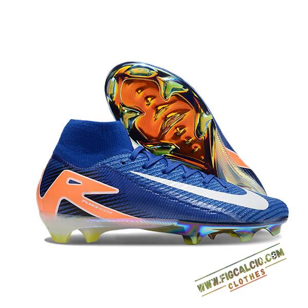 Nike Scarpe Da Calcio Air Zoom Mercurial Superfly IIX Elite FG Blu/Bianco/Arancia