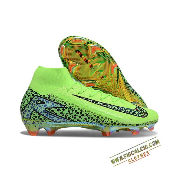 Nike Scarpe Da Calcio Air Zoom Mercurial Superfly IIX Elite FG Verde/Nero/Blu