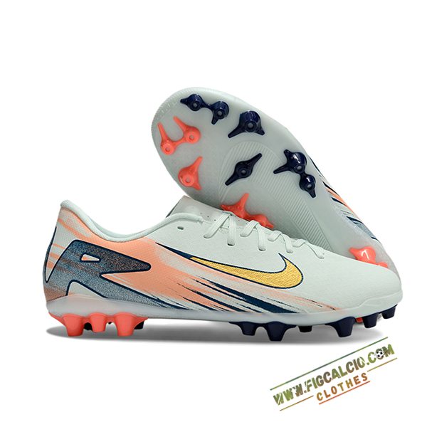 Nike Scarpe Da Calcio AIR ZOOM MERCURIAL VAPOR XVI ACADEMY X MBAPPE AG Grigio/Arancia/Giallo