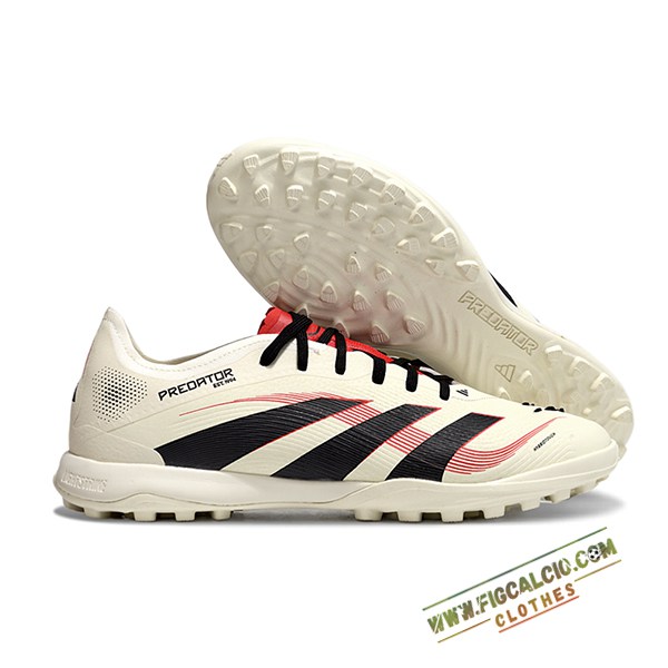 Adidas Scarpe Da Calcio PREDATOR 25 ELITE TF BOOTS Beige/Nero/Rosso
