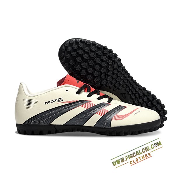 Adidas Scarpe Da Calcio Predator Club TF Beige/Nero/Rosso