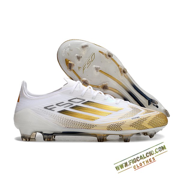Adidas Scarpe Da Calcio F50 ELITE FG Bianco/Giallo/Nero