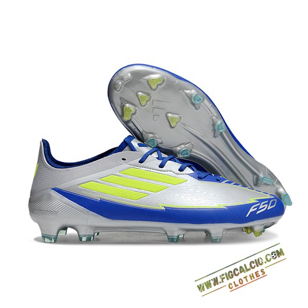 Adidas Scarpe Da Calcio F50 ELITE FG Grigio/Blu/Verde