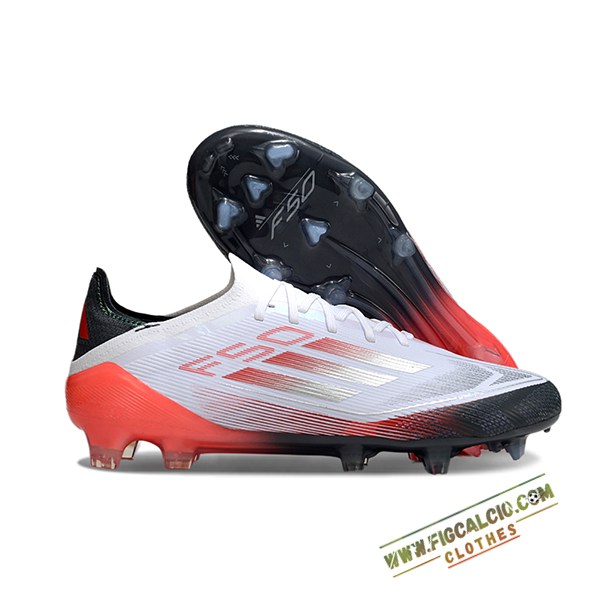 Adidas Scarpe Da Calcio F50 Elite FG Bianco/Arancia/Nero