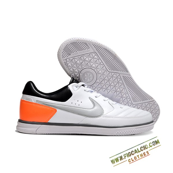 Nike Scarpe Da Calcio Gato IC Bianco/Grigio/Nero/Arancia