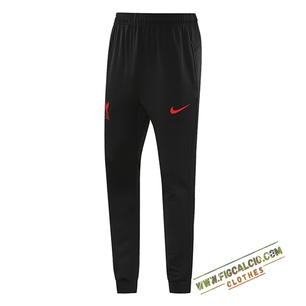Pantaloni Da Allenamento FC Liverpool Nero/Rosso 2024/2025