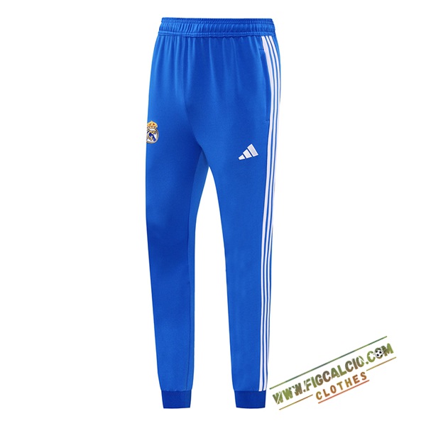 Pantaloni Da Allenamento Real Madrid Blu/Bianco 2024/2025