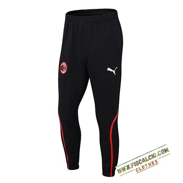 Pantaloni Da Allenamento AC Milan Nero/Rosso 2024/2025