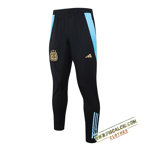 Pantaloni Da Allenamento Argentina Nero/Blu 2024/2025