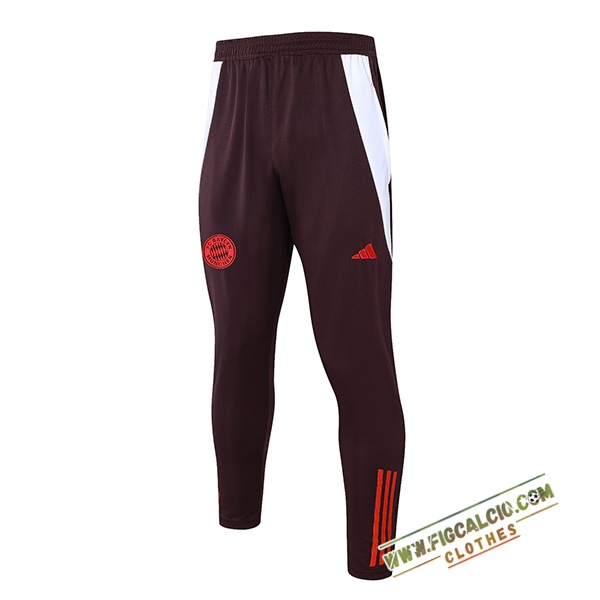 Pantaloni Da Allenamento Bayern Monaco Marrone/Rosso 2024/2025