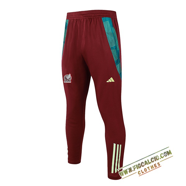 Pantaloni Da Allenamento Messico Marrone/Verde 2024/2025
