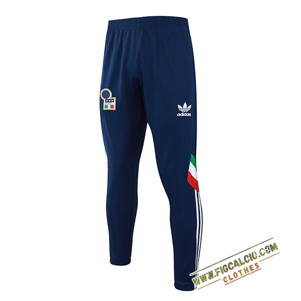 Pantaloni Da Allenamento Italia Blu Reale 2024/2025 -03