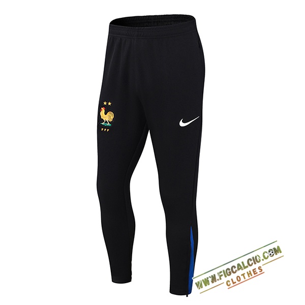 Pantaloni Da Allenamento Francia Nero/Blu 2024/2025
