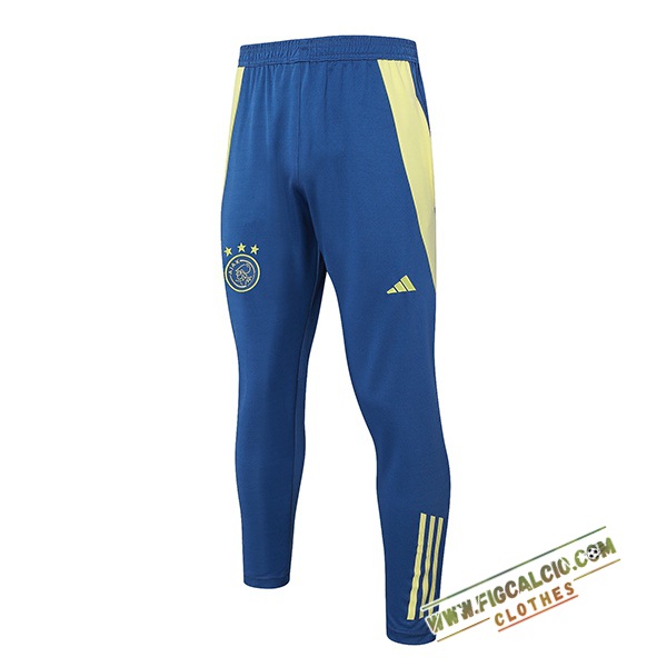 Pantaloni Da Allenamento Ajax Blu/Giallo 2024/2025