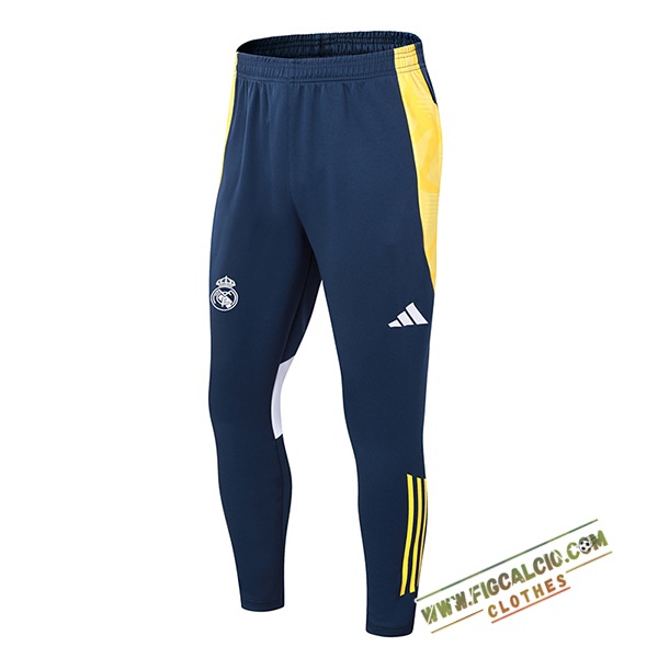 Pantaloni Da Allenamento Real Madrid Blu/Bianco/Giallo 2024/2025