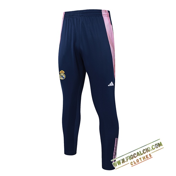 Pantaloni Da Allenamento Real Madrid Blu/Rosa 2024/2025