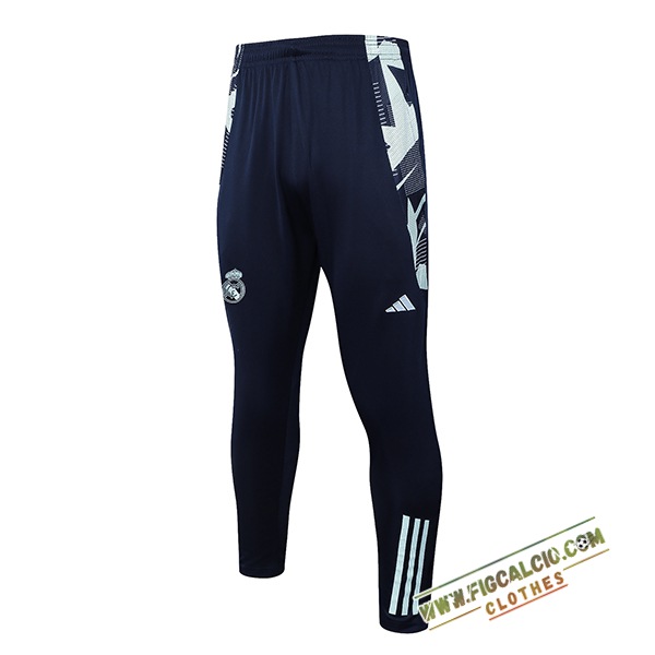 Pantaloni Da Allenamento Real Madrid Blu/Verde 2024/2025