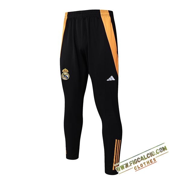 Pantaloni Da Allenamento Real Madrid Nero/Arancia 2024/2025