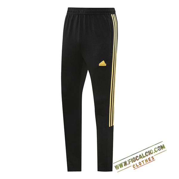 Pantaloni Da Allenamento Adidas Nero/Giallo 2024/2025