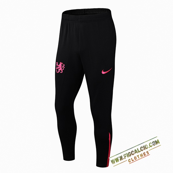 Pantaloni Da Allenamento FC Chelsea Nero/Rosa 2024/2025