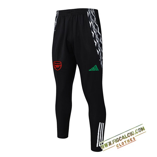 Pantaloni Da Allenamento Arsenal Nero 2024/2025 -02