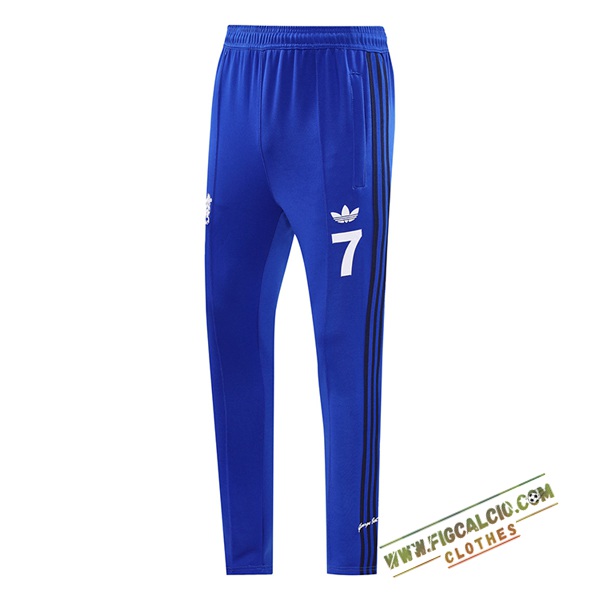 Pantaloni Da Allenamento Manchester United Blu 2024/2025 -02