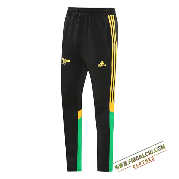 Pantaloni Da Allenamento Arsenal Nero/Verde/Giallo 2024/2025