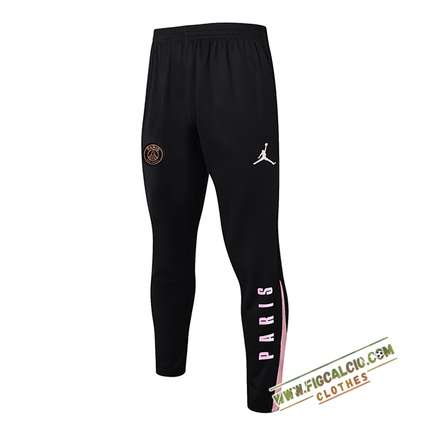 Pantaloni Da Allenamento PSG Nero/Rosa 2024/2025 -02