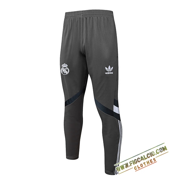 Pantaloni Da Allenamento Real Madrid Grigio 2024/2025 -03