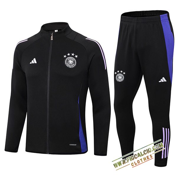 Insieme Tuta Calcio Germania Giacca Nero/viola 2024/2025