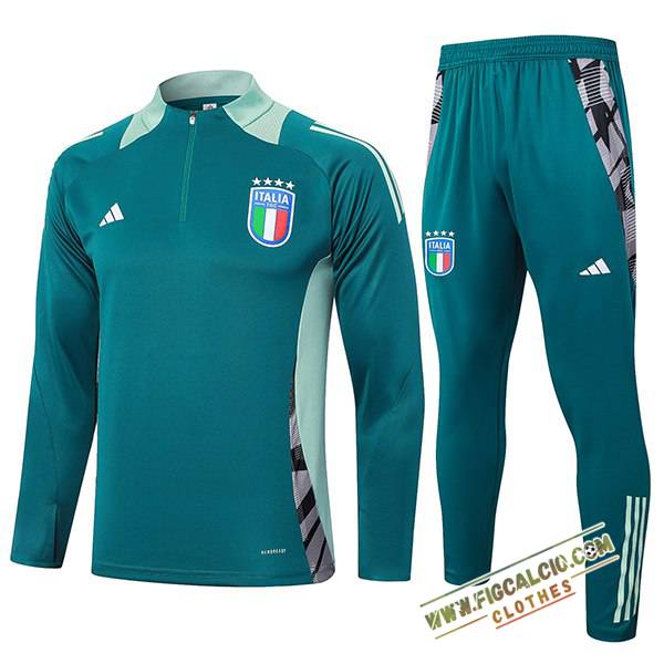 Insieme Tuta Calcio Italia Verde 2024/2025