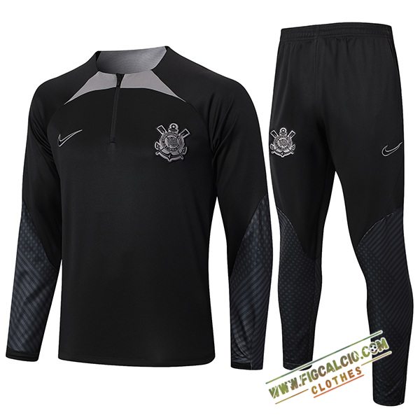 Insieme Tuta Calcio Corinthians Nero/Grigio 2024/2025